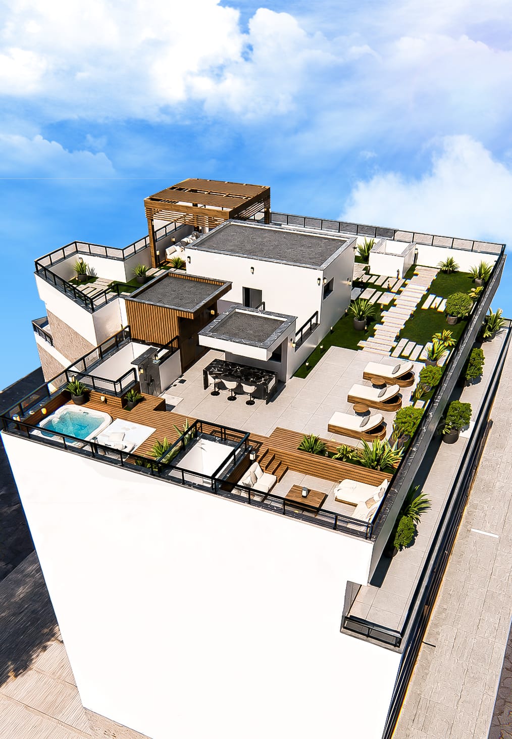 Terraço — Vista Lateral